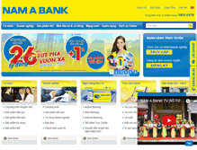 Tablet Screenshot of namabank.com.vn